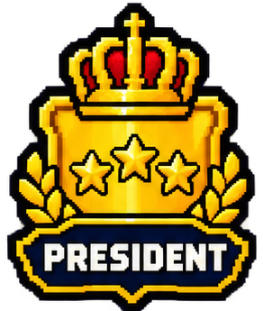 President badge